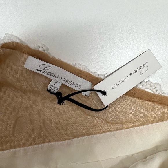 Lovers + Friends Yazmin Dress White Lace Size Small New With Tags - Picture 5 of 14